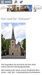 Mobile Screenshot of ev-kirche-wengern.de