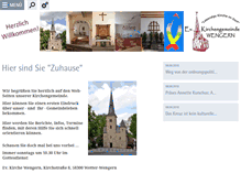 Tablet Screenshot of ev-kirche-wengern.de